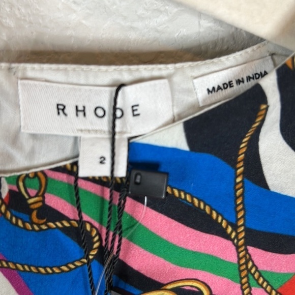 Rhode Hailey Chain Mini Dress Size 2 - Picture 9 of 15